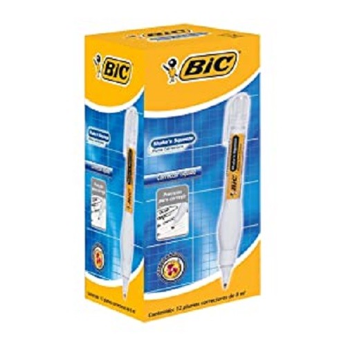 PLUMA CORRECTORASHAKE N´SQUEEZE 8ML 12PZS-BIC-CORRECTOR