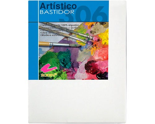 BASTIDOR C/TELA ESTUDIANTIL 306 30X40CM-RODIN-BASTIDOR