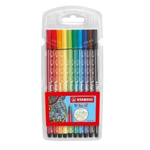 PLUMON MED PEN 68 10PZ-STABILO-PLUMIN/PLUMONES