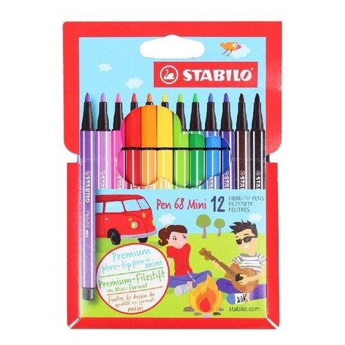 PLUMON MED PEN 68 MINI 12PZ-STABILO-PLUMIN/PLUMONES