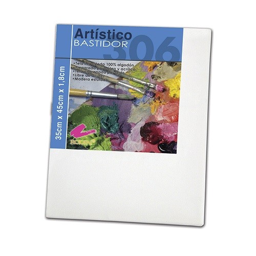 BASTIDOR C/TELA ESTUDIANTIL 306 35X45CM-RODIN-BASTIDOR