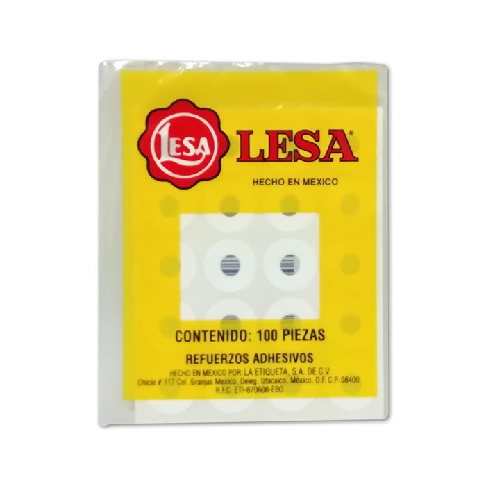REFUERZO ADHES SUPER RESISTENTE 100PZ-LESA-REFUERZO