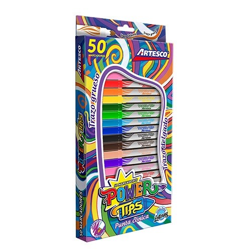 PLUMON POWER TIPS 50PZ-ARTESCO-PLUMIN/PLUMONES