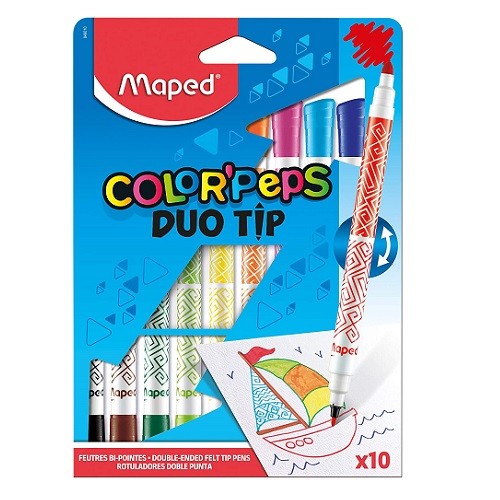 PLUMON PUNTO FINO Y GRUESO 10 PZS-MAPED-PLUMIN/PLUMONES