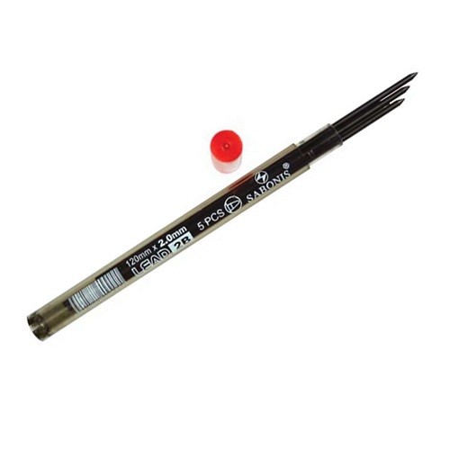 REPUESTO P/PORTAMINAS RETRACTIL 5PZ-SABONIS-PUNTILLAS/MINAS