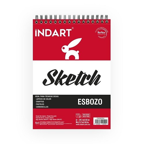 ALBUM PARA SKETCH A3 100H-INDART-BLOCK DE ARTE