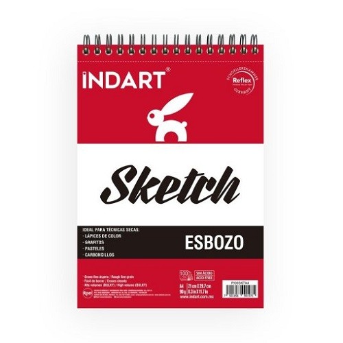 ALBUM PARA SKETCK A4 100H-INDART-BLOCK DE ARTE