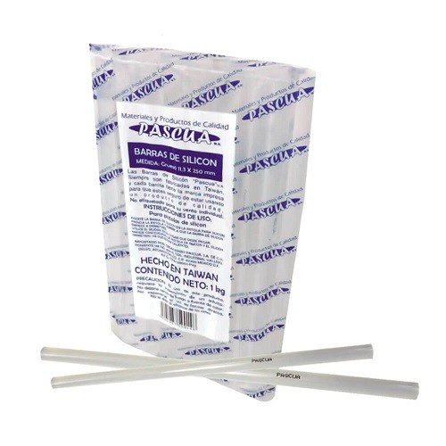 SILICON EN BARRA GRUESO OPACO 1KG-PASCUA-SILICON