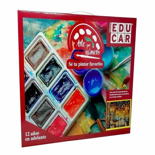 ARTE POR NUMERO-EDUCAR-BASTIDOR