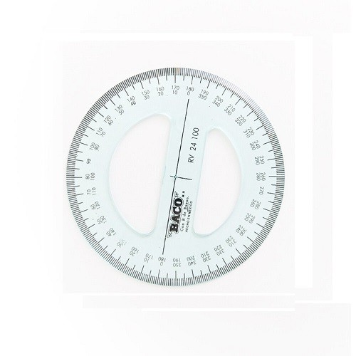 TRANSPORTADOR ROSAS DE LOS VIENTOS 10CM-BACO-TRANSPORTADOR