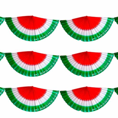 TIRA DE ABANICO TRICOLOR GRANDE-ARTEMEX-ADORNO