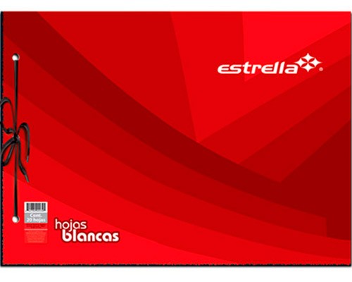 BLOCK AGUJETA BLANCO 20H-ESTRELLA-BLOCK O CUADERNOS