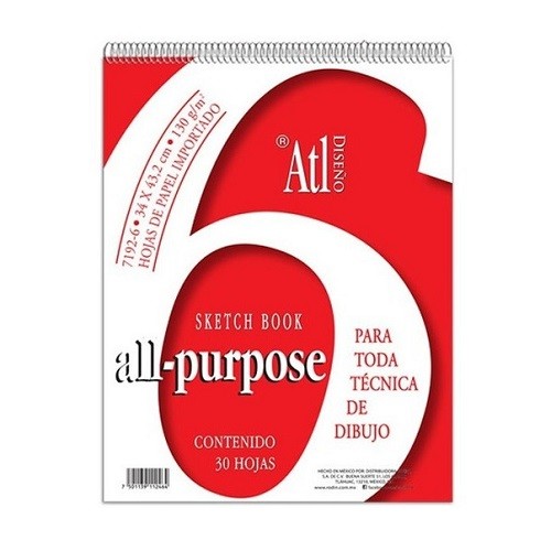 BLOCK ALL PURPOSE 6 34X43.2CM 30H-RODIN-BLOCK O CUADERNOS