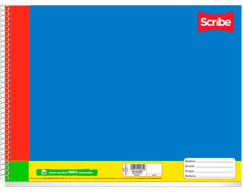 BLOCK DIBUJO ESCOLAR BLANCO GRANDE 30H-SCRIBE-BLOCK O CUADERNOS