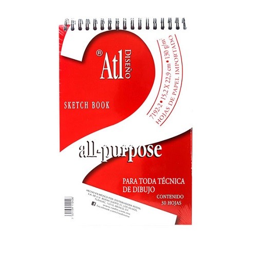 BLOCK ALL PURPOUSE 2 15.2X22.9CM 30H-RODIN-BLOCK O CUADERNOS