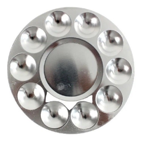 GODETE METALICO CIRCULAR 10 CAVIDADES-RODIN-PALETA/GODETE