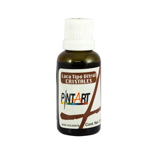 LACA PARA VITRAL CRISTAL FRASCO 30ML -PINTART-MEDIOS/SOLVENTES