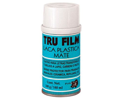 LACA PLASTICA MATE AEROSOL TRU FILM 300 420ML-TRUFILM-MEDIOS/SOLVENTES