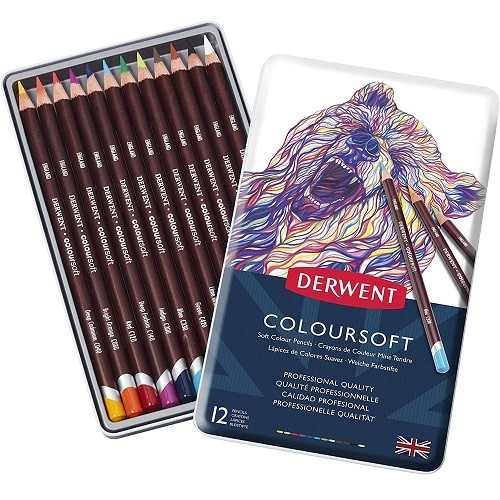 LAPIZ COLOURSOFT 12PZ 0701026-DERWENT-LAPIZ D/COLOR PROF