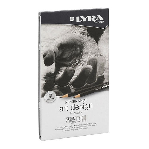 LAPIZ DIBUJO 12PZ 6B A 4H-REMBRANDT-LAPIZ GRAFITO/DIBUJO