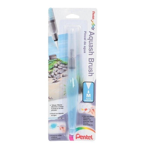 PINCEL CON DEPOSITO DE AGUA PUNTA MEDIANA-PENTEL-PINCEL